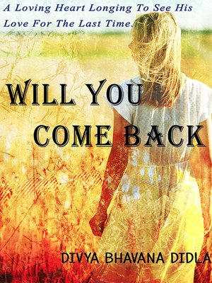 cover image of Will You Come Back